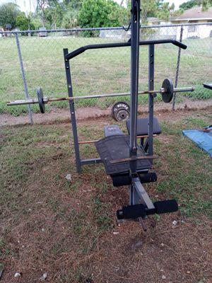 all kinds of workout equipment