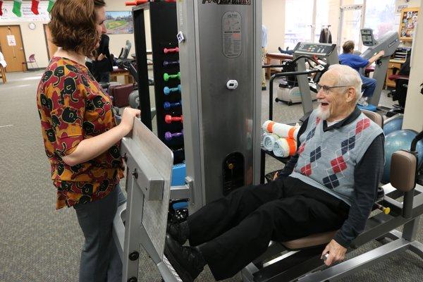 Supervised and strategized- your physical therapy plan is implemented with careful watch over your care.