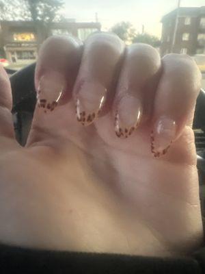 The nails they fixed up for me