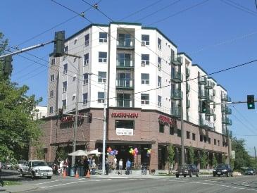 Exterior. Apartments above Trader Joe's