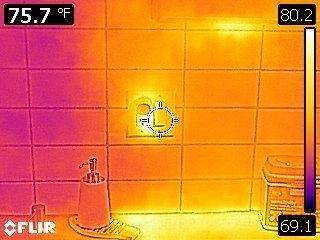 Infrared Thermography can help identify electrical problems and moisture issues