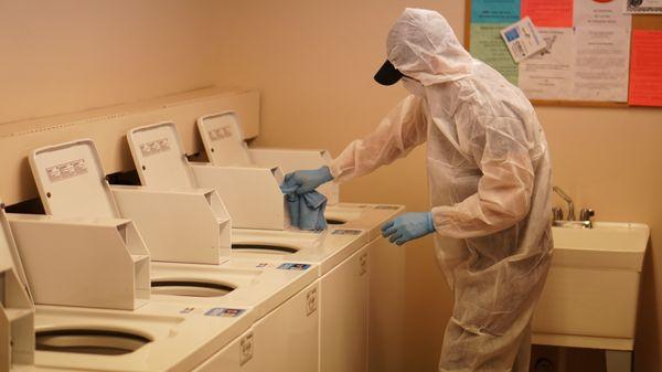 Disinfecting Laundry Machines