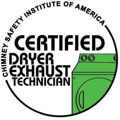 Heath Chimney Services offers certified dryer vent services.