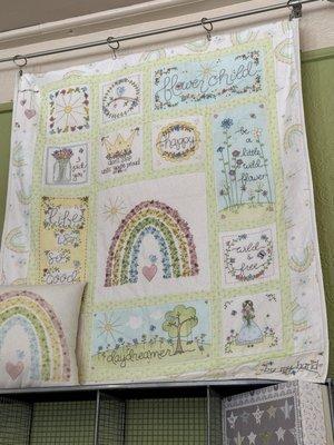 This quilt kit is also original to the store