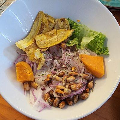 Ceviche de pescado (personal size)