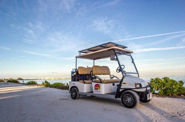 Sanibel Carts rents golf carts on Sanibel and Captiva, and we deliver our Carts right to your doorstep.