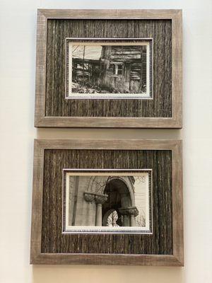 Duo of the photo with my touch. A hand made filet( wooden frame around the picture)