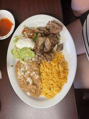 Carnitas platter