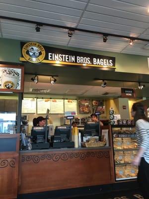 Einstein bagels inside FIU