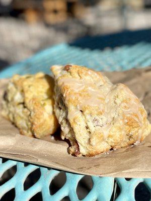 Maple pecan scone