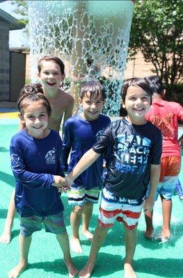 Our on site splash pad provides a fun way for the children to cool off during the Summer months!