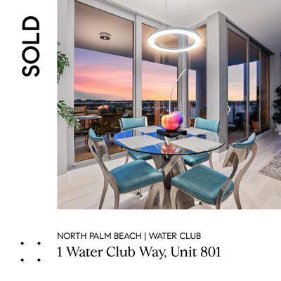 Highly desirable yet rarely available Deepsky plan at Water Club in North Palm Beach.