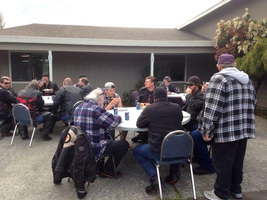 Blessing of the bikes 2014 something we do every year in April.