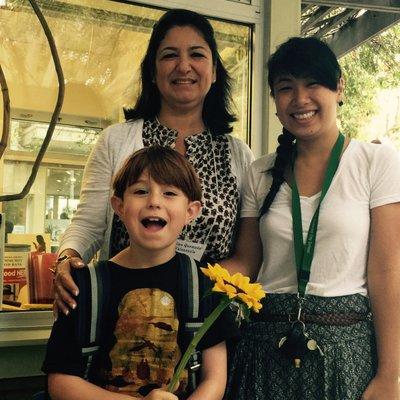 Ms. Christie and Ms. Selma on First Day of First Grade!