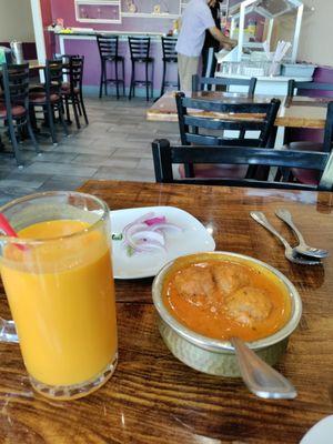 Yummy mango lassi