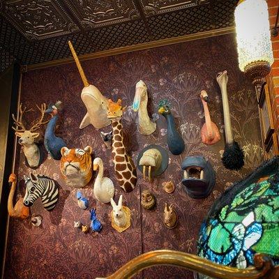 Some of the super fun, highly unusual items for sale in this wonderful store.