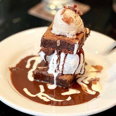 Double chocolate brownie