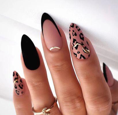 Home coming nail design Idea