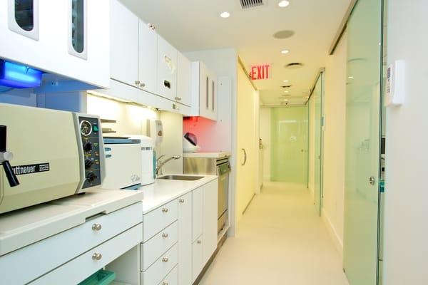 Our state-of-the-art sterilization area