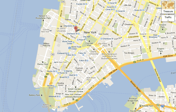 Google Map! Here's where we are located: 40 Murray Street between Church and West Broadway in the heart of Tribeca.