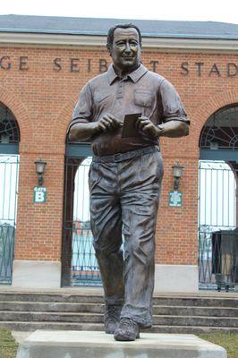 Coach Bobby Bowden ten feet Located at Stanford University Alabama