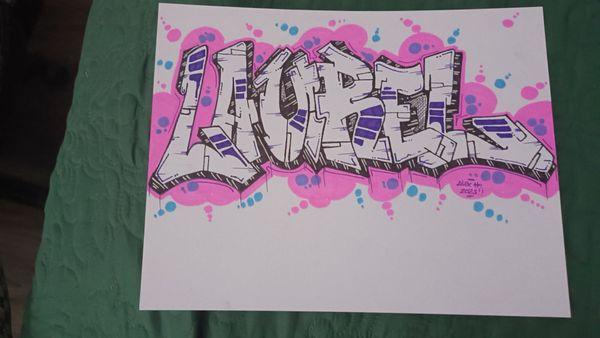 Another graffiti name (Laurel)