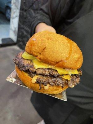 DOUBLE PATTY SMASH BURGER