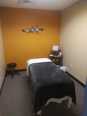 One of our individual massage rooms.