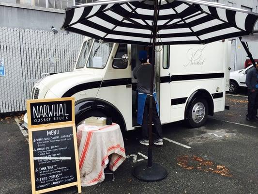 Narwhal - a retro styled food truck. Creatively done.