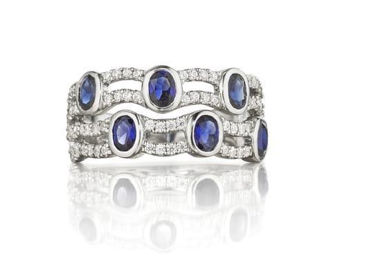 Fana Sapphire and Diamond Ring