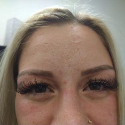 The outcome of hybrid lash extensions