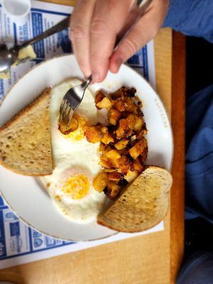 Eggs and toast