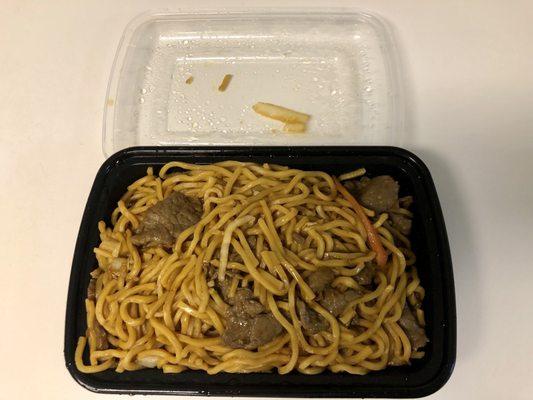 23. Beef Lo Mein (delivered to home).