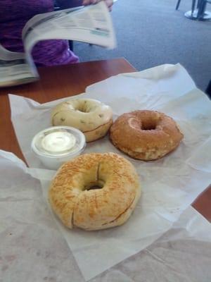 We are looking at awesome bagels.