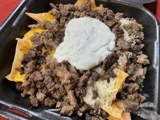 Carne Asada Nachos plain