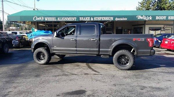 LIFT KIT AND TIRES INSTALLED