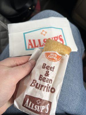 Beef & Bean Burrito