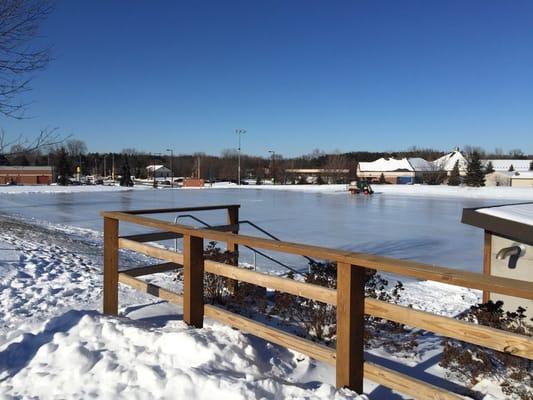 Outdoor rink