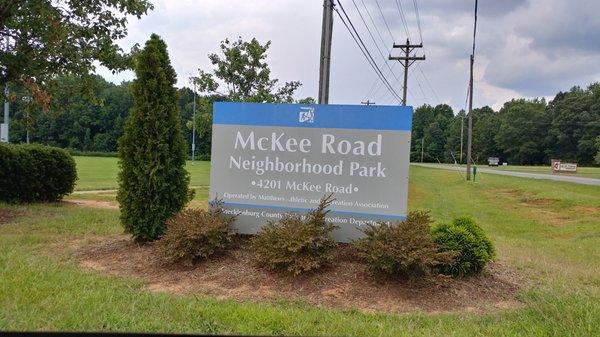 McKee Road Park, Charlotte NC