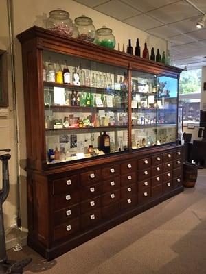 Vintage medicine display...