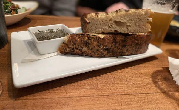 Garlic and herb focaccia