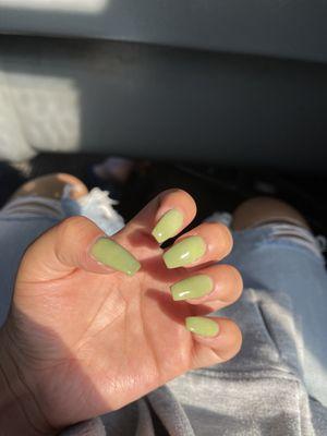 SNS on natural nails