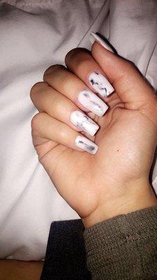 marble nails