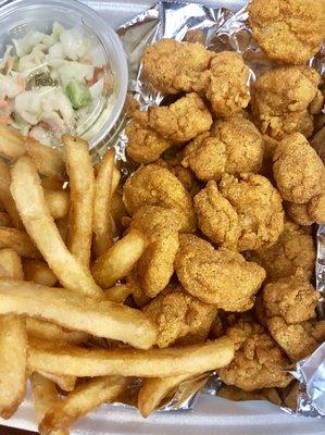 Fried shrimp plate