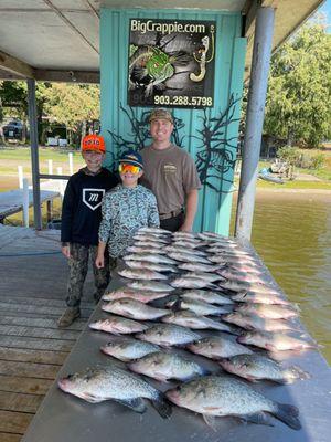 @BigCrappie.com @DallasFishingCharters.com @903Fishing.com #Crappie #WhiteBass #FishingGuide #CedarCreekLake #Texas #9032885798