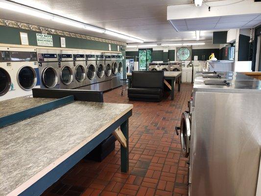 Side entrance of Laundromat