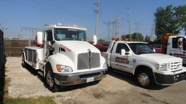 Our Tow trucks.