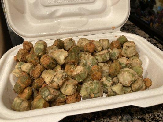 Fried okra.