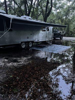 Summer flooding is common.