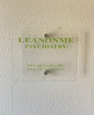 LeanOnMe Psychiatry